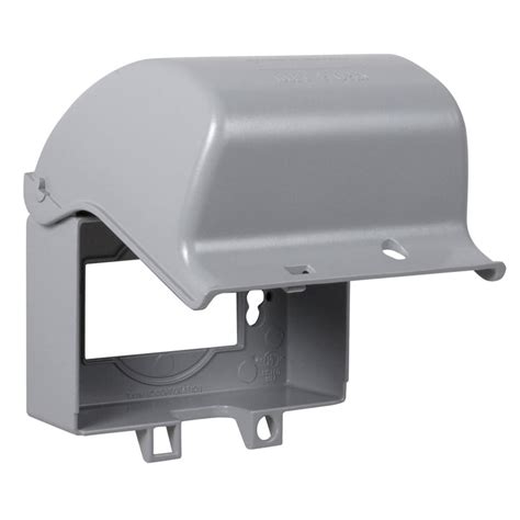 taymac 1-gang rectangle metal weatherproof electrical box cover|taymac electrical boxes.